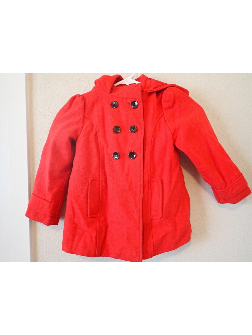 Old Navy girls red hooded coat